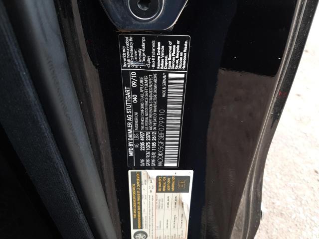 Photo 10 from auction – 2011 MERCEDES-BENZ E 350 with VIN WDDKK5GF3BF079910