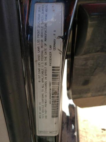Photo 10 from auction – 1997 AUDI A6 QUATTRO with VIN WAUJA84A8VN039087