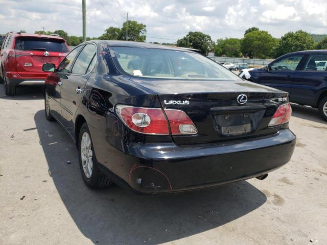 Photo 3 from auction – 2004 LEXUS ES 330 with VIN JTHBA30G145004554