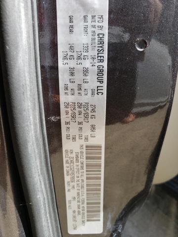 Photo 10 from auction – 2015 CHRYSLER TOWN & COU with VIN 2C4RC1CG2FR578936