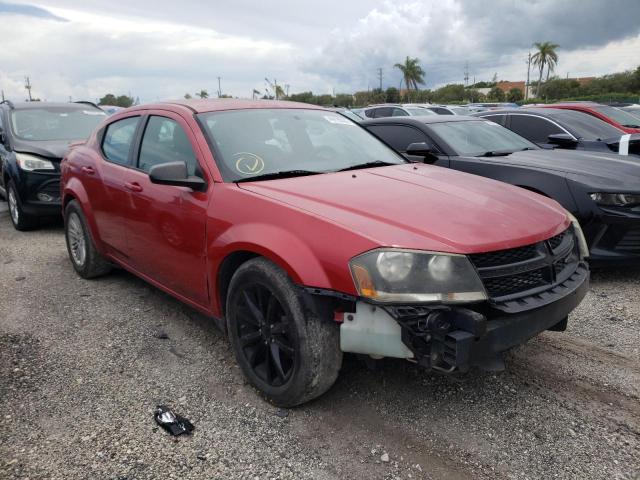 DODGE AVENGER SE 2014 with VIN 1C3CDZAB9EN132971 - Photo from auction