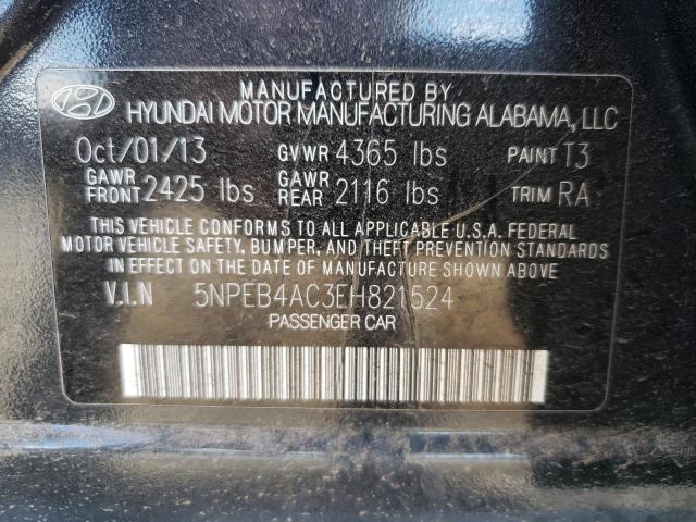 Photo 10 from auction – 2014 HYUNDAI SONATA GLS with VIN 5NPEB4AC3EH821524
