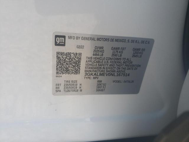 Photo 10 from auction – 2022 GMC TERRAIN SL with VIN 3GKALMEV0NL167514