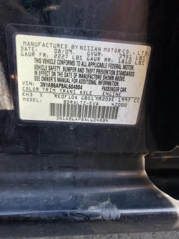 Photo 10 from auction – 2010 NISSAN SENTRA 2.0 with VIN 3N1AB6AP8AL604884
