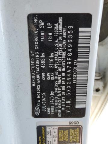 Photo 10 from auction – 2015 KIA OPTIMA EX with VIN 5XXGN4A79FG496359