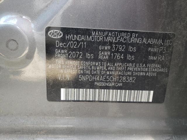 Photo 10 from auction – 2012 HYUNDAI ELANTRA GL with VIN 5NPDH4AE5CH128382