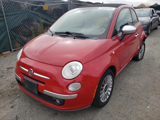 Photo 2 from auction – 2013 FIAT 500 LOUNGE with VIN 3C3CFFER6DT673944