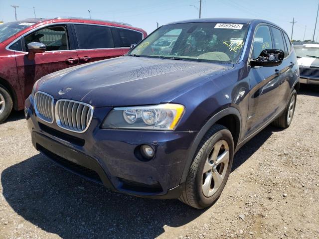 Photo 2 from auction – 2012 BMW X3 XDRIVE2 with VIN 5UXWX5C50CL727988