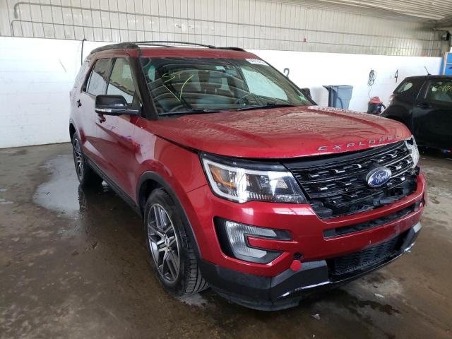 FORD EXPLORER S 2016 with VIN 1FM5K8GT7GGC79717 - Photo from auction