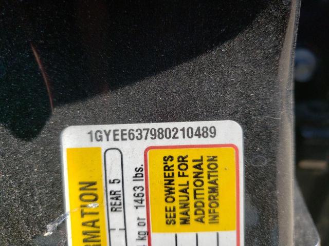 Photo 10 from auction – 2008 CADILLAC SRX with VIN 1GYEE637980210489