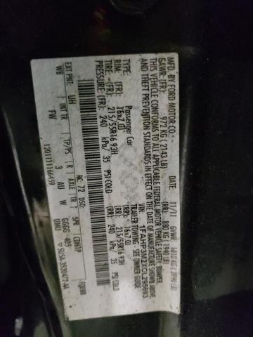 Photo 10 from auction – 2012 FORD FOCUS SEL with VIN 1FAHP3M2XCL295693