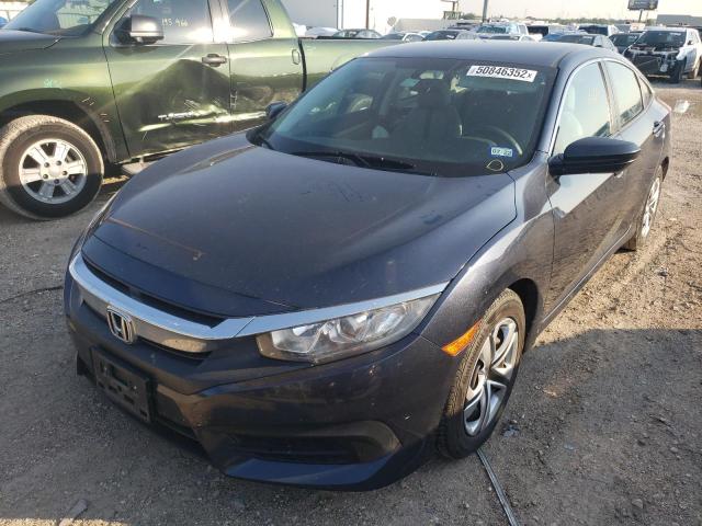 Photo 2 from auction – 2016 HONDA CIVIC LX with VIN 19XFC2F55GE093180