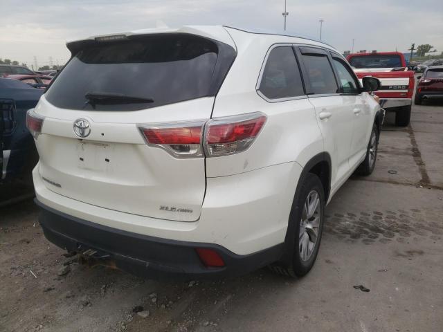 Photo 4 from auction – 2014 TOYOTA HIGHLANDER with VIN 5TDJKRFH7ES038362