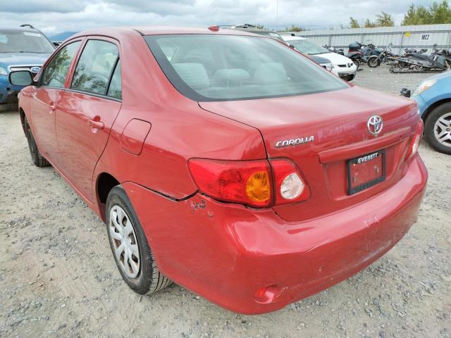 Photo 3 from auction – 2009 TOYOTA COROLLA BA with VIN JTDBL40E19J045393