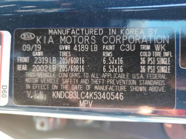 Photo 10 from auction – 2019 KIA NIRO FE with VIN KNDCB3LC4K5340546