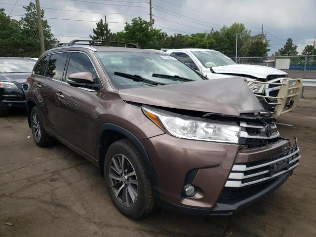 TOYOTA HIGHLANDER 2018 with VIN 5TDJZRFH4JS867461 - Photo from auction