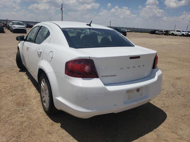 Photo 3 from auction – 2013 DODGE AVENGER SE with VIN 1C3CDZAB8DN530512