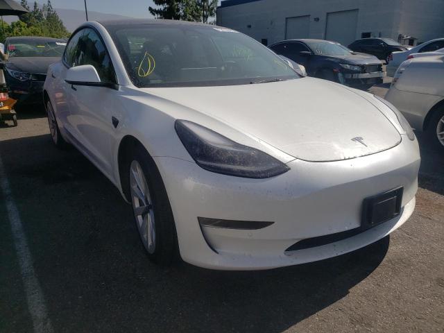 TESLA MODEL 3 2022 with VIN 5YJ3E1EB4NF145386 - Photo from auction