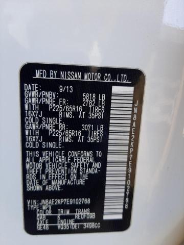 Photo 10 from auction – 2014 NISSAN QUEST S with VIN JN8AE2KP7E9102768