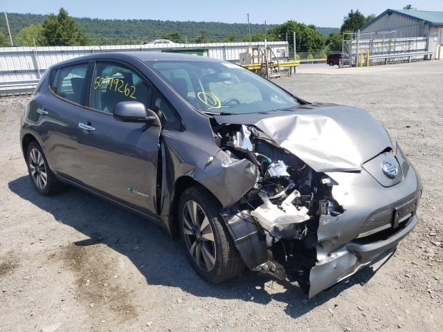 NISSAN LEAF SV 2016 with VIN 1N4BZ0CP2GC313945 - Photo from auction
