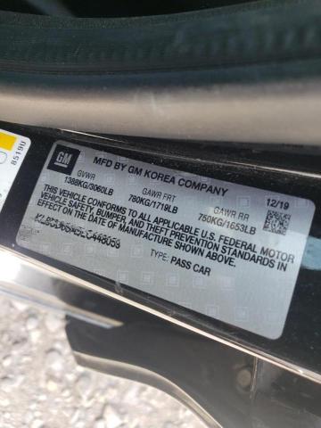 Photo 10 from auction – 2020 CHEVROLET SPARK 1LT with VIN KL8CD6SA5LC448059