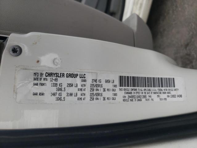 Photo 10 from auction – 2010 CHRYSLER TOWN & COU with VIN 2A4RR5D16AR213985