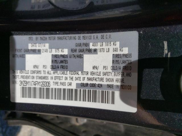 Photo 10 from auction – 2015 MAZDA 3 TOURING with VIN 3MZBM1V74FM129306