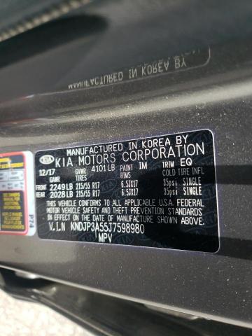 Photo 10 from auction – 2018 KIA SOUL + with VIN KNDJP3A55J7598980