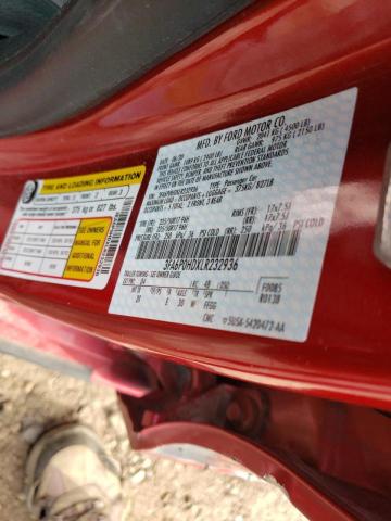 Photo 10 from auction – 2020 FORD FUSION SE with VIN 3FA6P0HDXLR232936