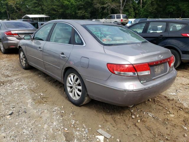 Photo 3 from auction – 2008 HYUNDAI AZERA SE with VIN KMHFC46F88A305624