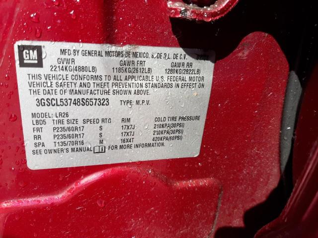 Photo 10 from auction – 2008 SATURN VUE XR with VIN 3GSCL53748S657323