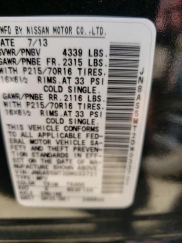 Photo 10 from auction – 2013 NISSAN ROGUE S with VIN JN8AS5MT2DW033721