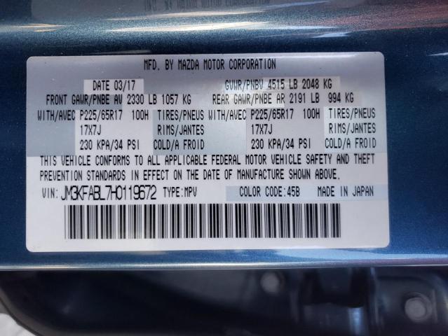 Photo 10 from auction – 2017 MAZDA CX-5 SPORT with VIN JM3KFABL7H0119672