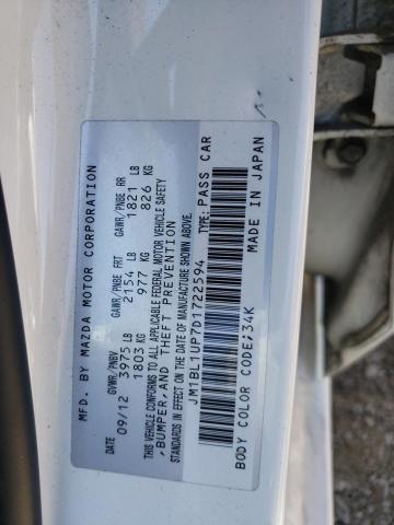 Photo 10 from auction – 2013 MAZDA 3 I with VIN JM1BL1UP7D1722594