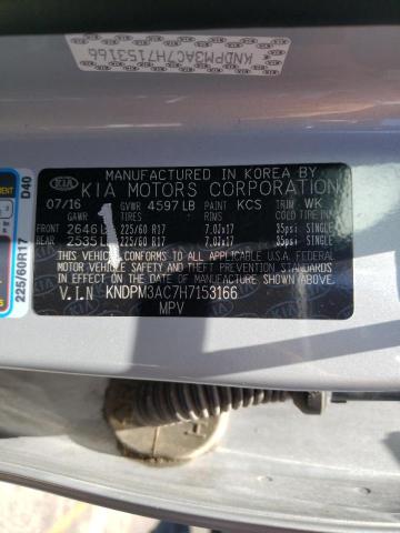 Photo 10 from auction – 2017 KIA SPORTAGE L with VIN KNDPM3AC7H7153166