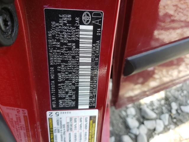 Photo 10 from auction – 2007 TOYOTA COROLLA CE with VIN 2T1BR32E97C749128