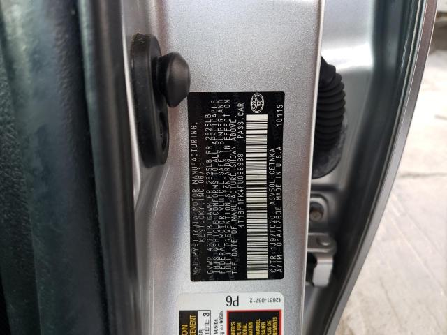 Photo 10 from auction – 2015 TOYOTA CAMRY LE with VIN 4T1BF1FK4FU088988