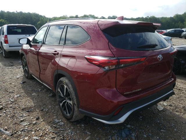 Photo 3 from auction – 2021 TOYOTA HIGHLANDER with VIN 5TDLZRAH4MS044520