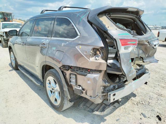 Photo 3 from auction – 2016 TOYOTA HIGHLANDER with VIN 5TDYKRFH6GS164312