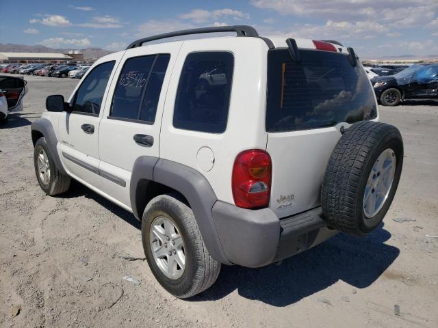 Photo 3 from auction – 2003 JEEP LIBERTY SP with VIN 1J4GL48K83W581018