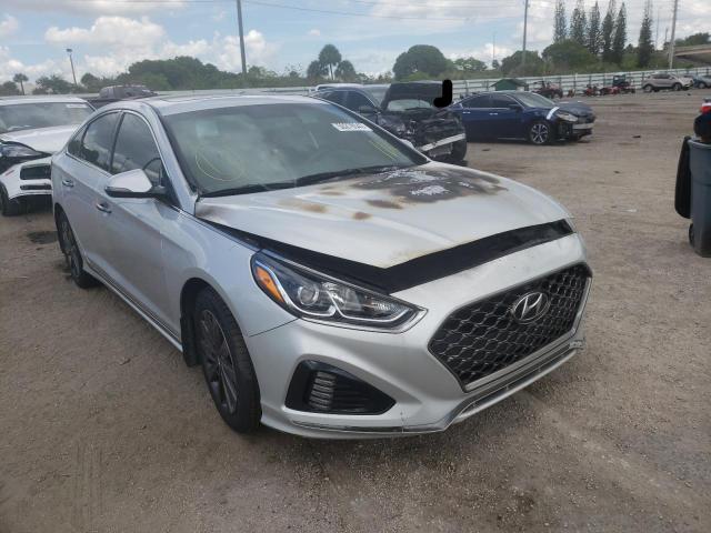 HYUNDAI SONATA SPO 2018 with VIN 5NPE34AF5JH698097 - Photo from auction