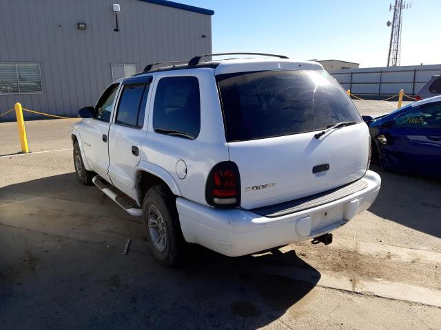 Photo 3 from auction – 2000 DODGE DURANGO with VIN 1B4HR28Y7YF168982