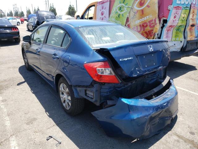 Photo 3 from auction – 2012 HONDA CIVIC LX with VIN 19XFB2F50CE314570