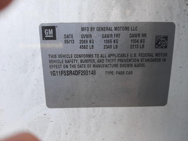 Photo 10 from auction – 2013 CHEVROLET MALIBU 2LT with VIN 1G11F5SR4DF293148