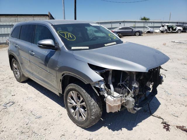 TOYOTA HIGHLANDER 2015 with VIN 5TDBKRFH2FS183072 - Photo from auction