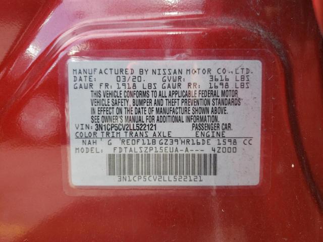 Photo 10 from auction – 2020 NISSAN KICKS SV with VIN 3N1CP5CV2LL522121