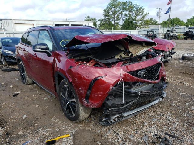 TOYOTA HIGHLANDER 2021 with VIN 5TDLZRAH4MS044520 - Photo from auction
