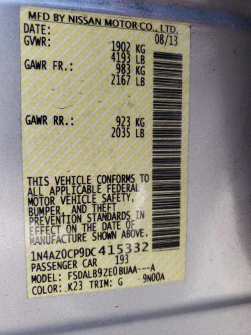 Zdjęcie 10 z aukcji – 2013 NISSAN LEAF S z VIN 1N4AZ0CP9DC415332