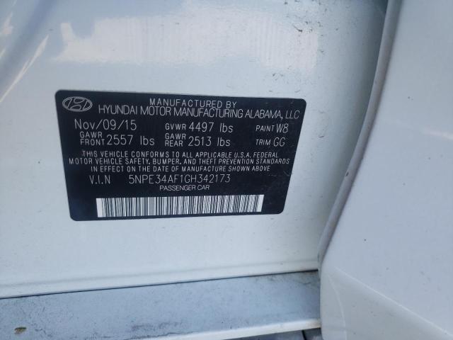 Photo 10 from auction – 2016 HYUNDAI SONATA SPO with VIN 5NPE34AF1GH342173