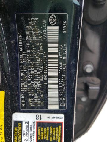 Photo 10 from auction – 2014 TOYOTA AVALON BAS with VIN 4T1BK1EB9EU136464